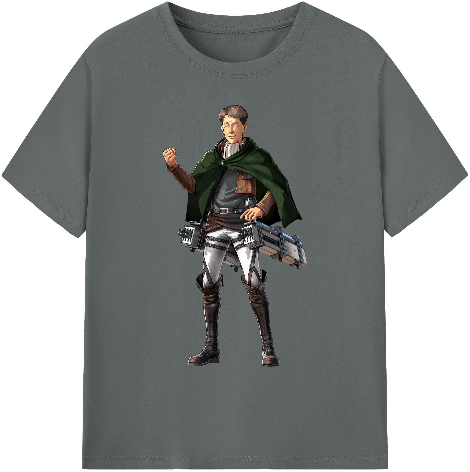 （画像用） 進撃の巨人 Attack on Titan 綿100％ メンズ半袖Tシャツ｜肌触りやわらか＆通気性